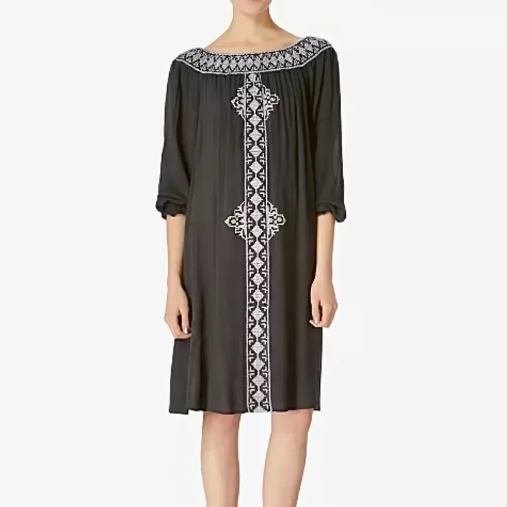 Avec Les Filles Off The Shoulder Embroiderer Dress Size XXS